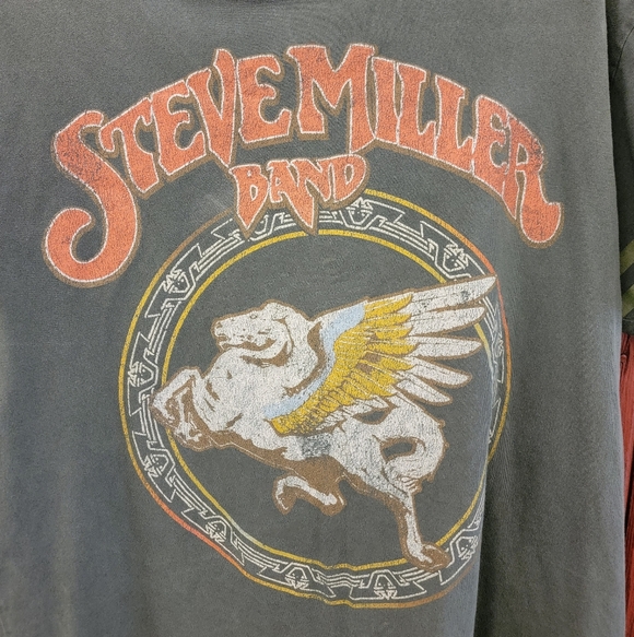 Steve Miller Band Medium Mens Tee Shirt Pegsus Vintage Rock - Picture 2 of 7